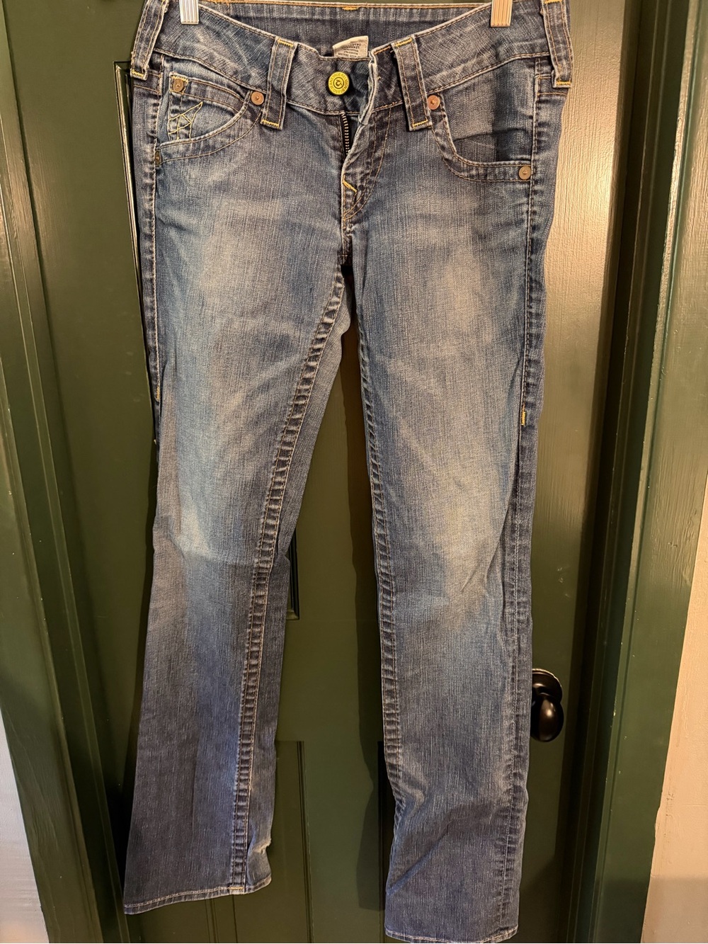True Religion Women's Medium Blue Bootcut Jeans